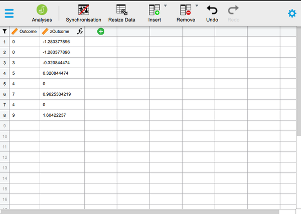 Screenshot for viewing scores
