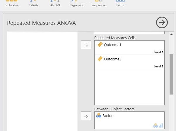 Screenshot for obtaining inferentials